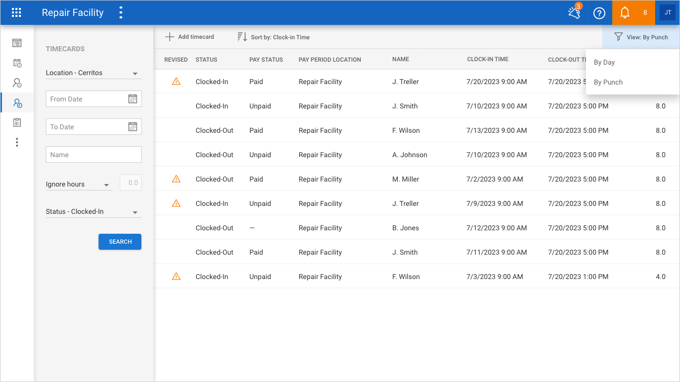 03 - Timecards search - Views.png